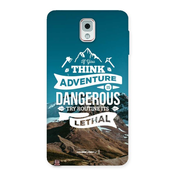 Adventure Dangerous Lethal Back Case for Galaxy Note 3