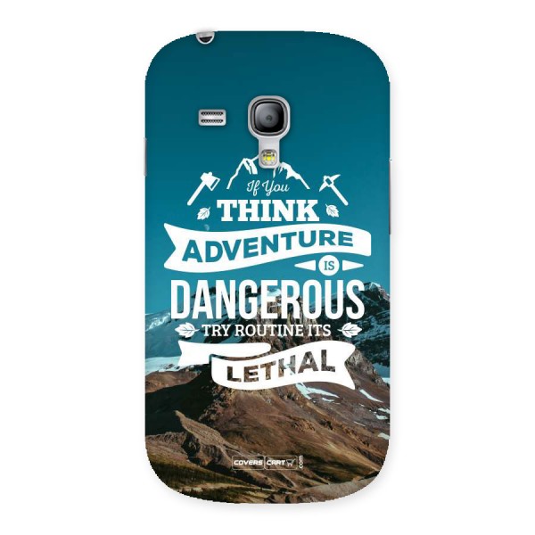 Adventure Dangerous Lethal Back Case for Galaxy S3 Mini