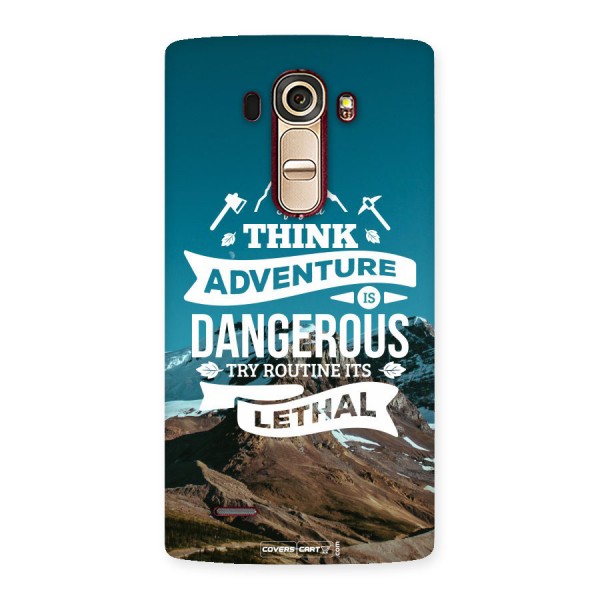 Adventure Dangerous Lethal Back Case for LG G4