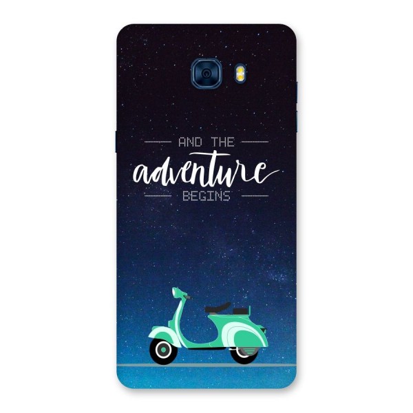 Adventure Scooter Back Case for Galaxy C7 Pro