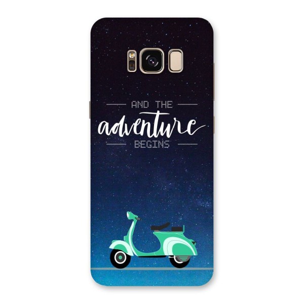 Adventure Scooter Back Case for Galaxy S8