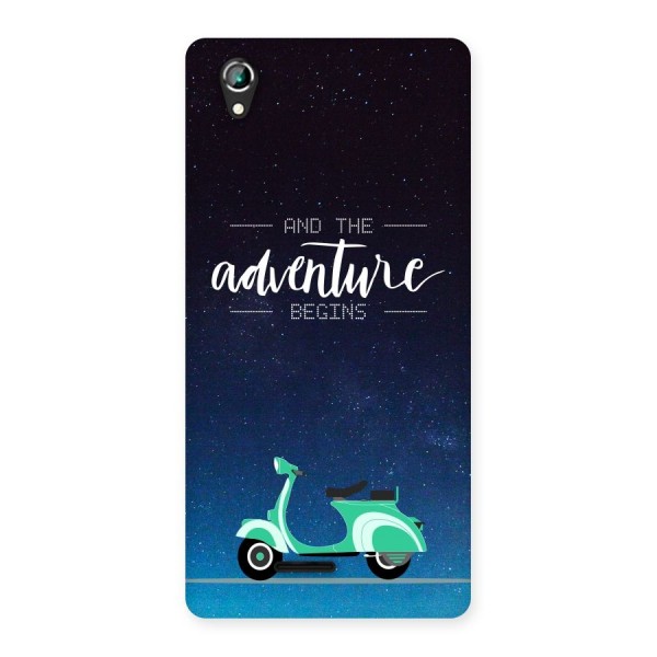Adventure Scooter Back Case for Lava Iris 800