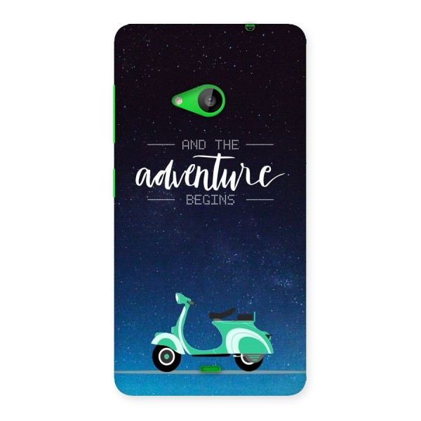 Adventure Scooter Back Case for Lumia 535