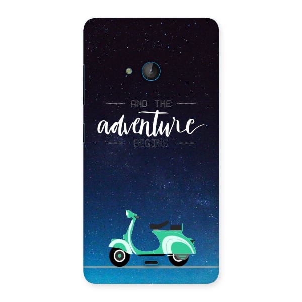 Adventure Scooter Back Case for Lumia 540