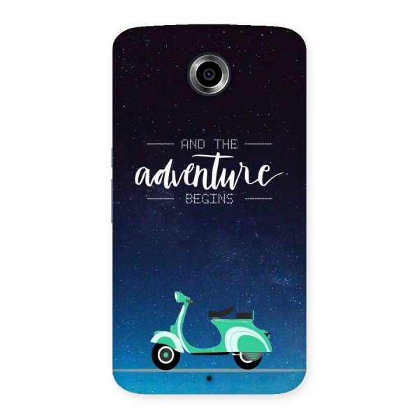 Adventure Scooter Back Case for Nexsus 6