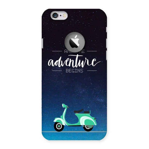 Adventure Scooter Back Case for iPhone 6 Logo Cut