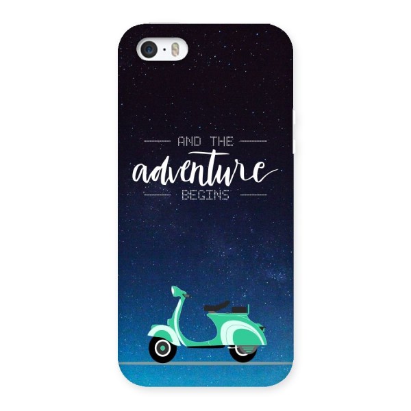 Adventure Scooter Back Case for iPhone SE