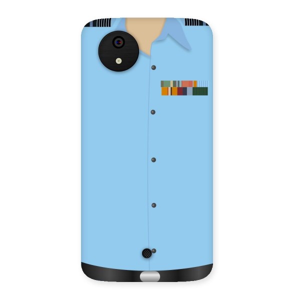 Air Force Uniform Back Case for Micromax Canvas A1