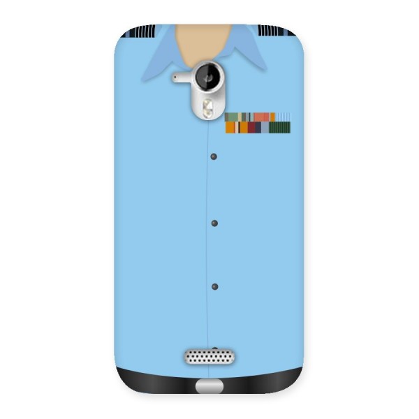 Air Force Uniform Back Case for Micromax Canvas HD A116