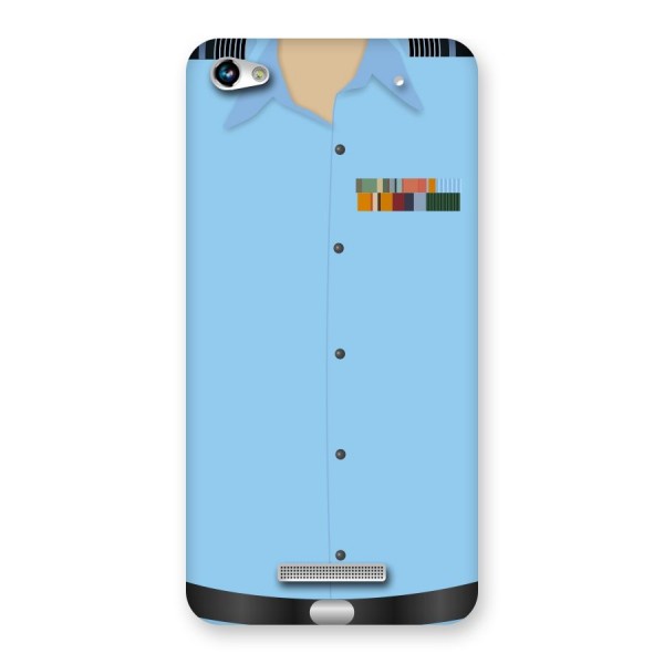 Air Force Uniform Back Case for Micromax Hue 2