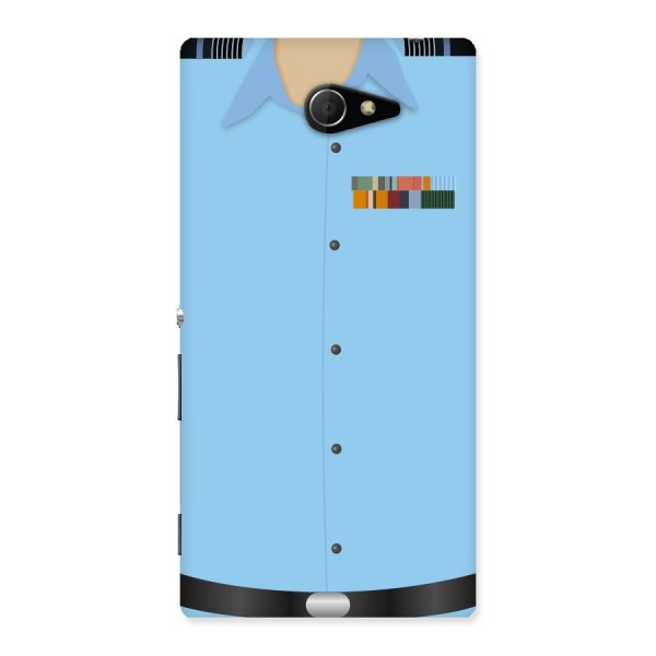 Air Force Uniform Back Case for Sony Xperia M2