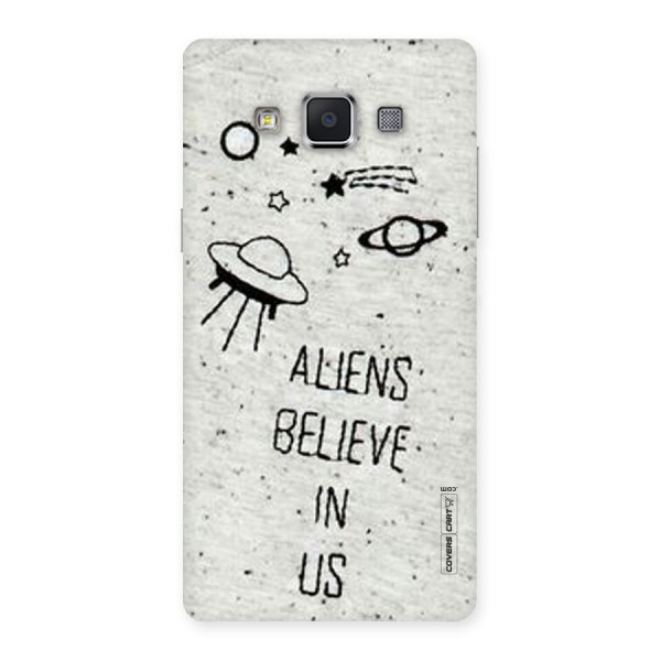 Aliens Believe In Us Back Case for Samsung Galaxy A5