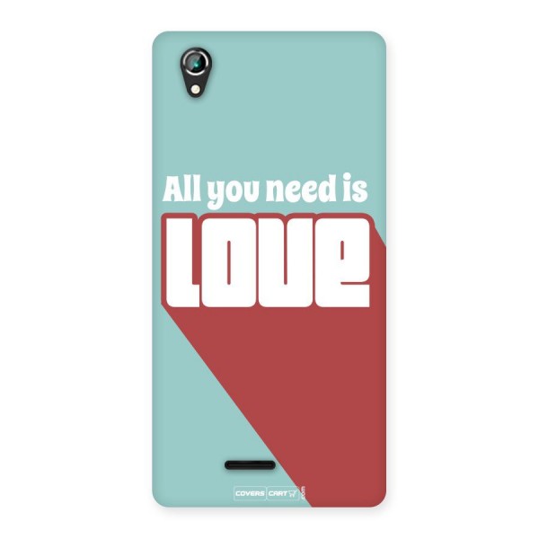 All You Need Is Love Back Case for Lava Iris 800