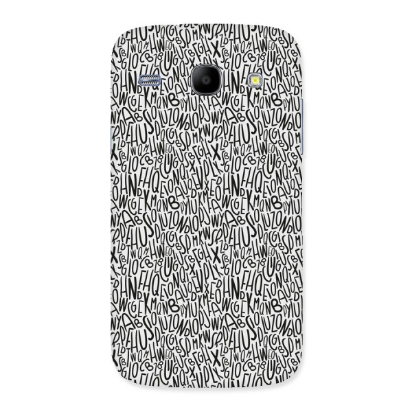Alphabet Seamless Abstract Back Case for Galaxy Core