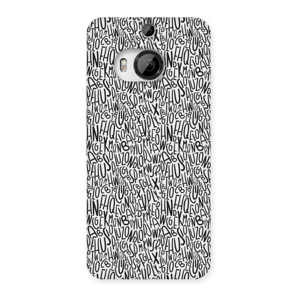 Alphabet Seamless Abstract Back Case for HTC One M9 Plus