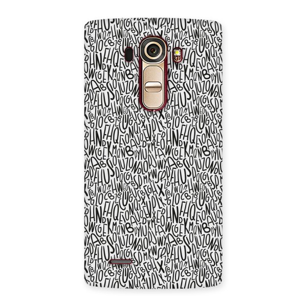 Alphabet Seamless Abstract Back Case for LG G4