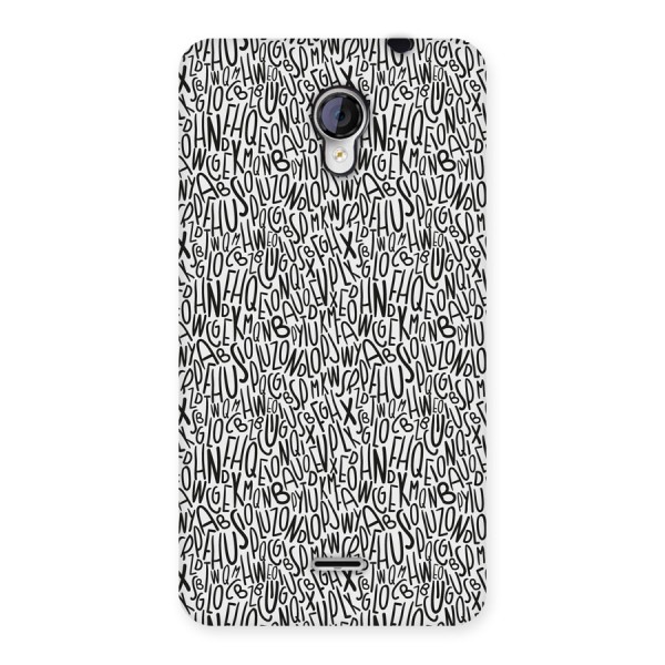 Alphabet Seamless Abstract Back Case for Micromax Unite 2 A106