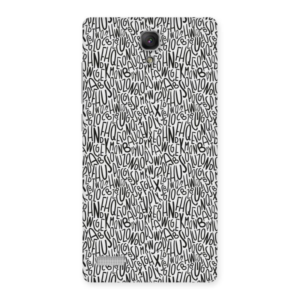 Alphabet Seamless Abstract Back Case for Redmi Note