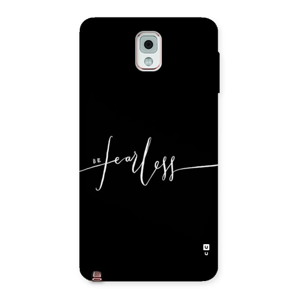 Always Be Fearless Back Case for Galaxy Note 3