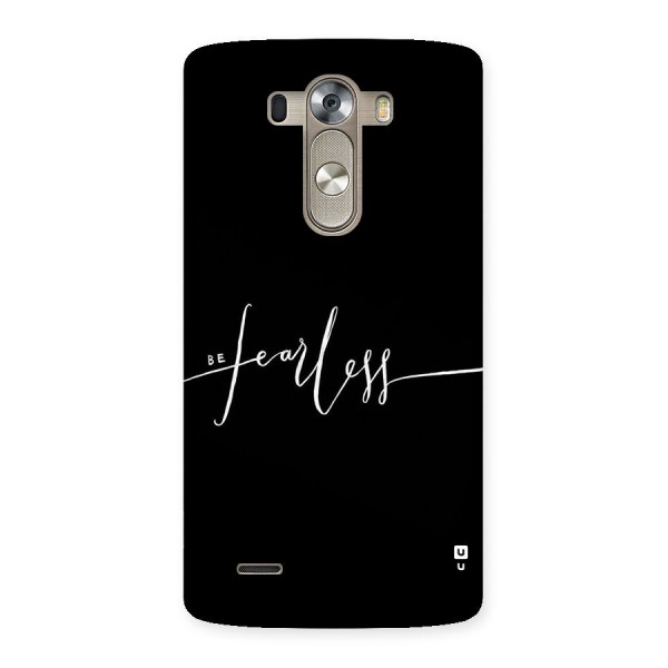 Always Be Fearless Back Case for LG G3