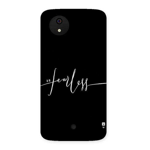 Always Be Fearless Back Case for Micromax Canvas A1