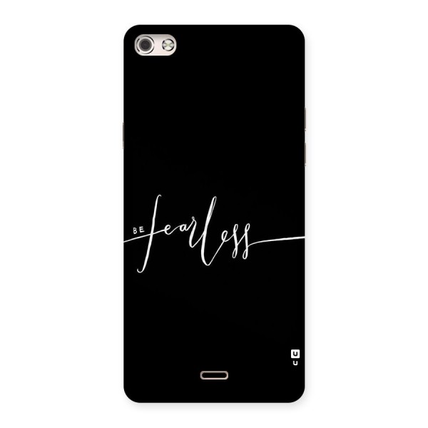 Always Be Fearless Back Case for Micromax Canvas Silver 5
