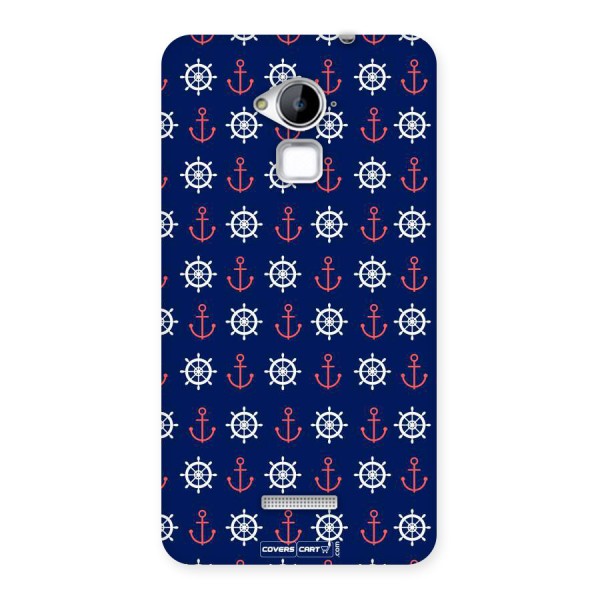 Anchor Pattern Blue Back Case for Coolpad Note 3