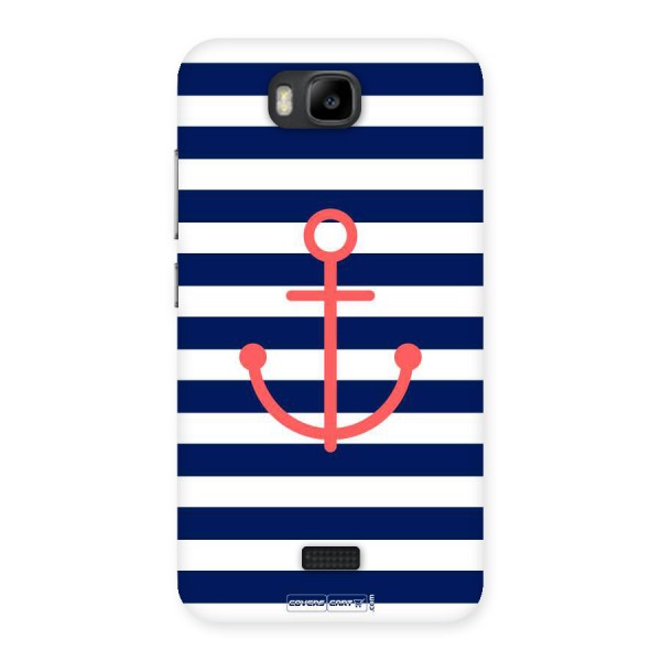Anchor Stripes Back Case for Honor Bee