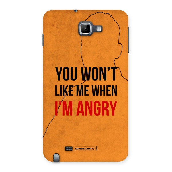 When I M Angry Back Case for Galaxy Note