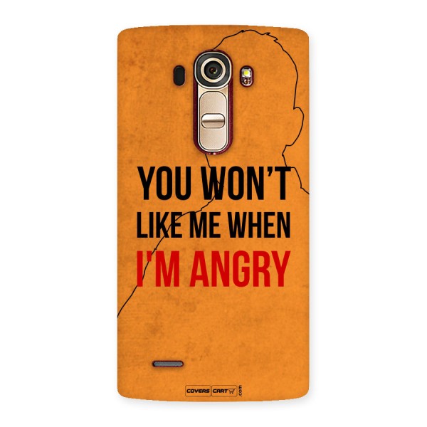 When I M Angry Back Case for LG G4