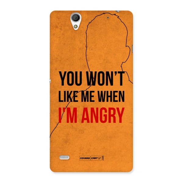 When I M Angry Back Case for Sony Xperia C4