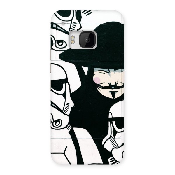 Anonymous Hat Back Case for HTC One M9
