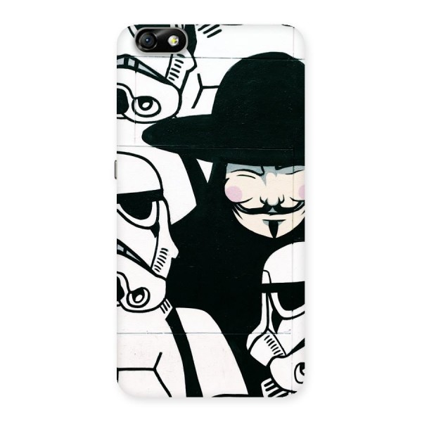 Anonymous Hat Back Case for Honor 4X
