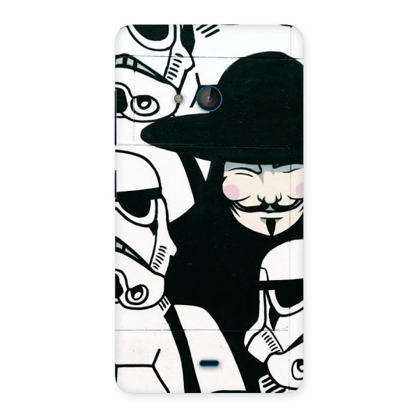 Anonymous Hat Back Case for Lumia 540