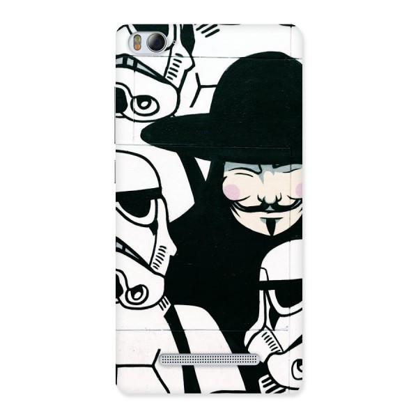 Anonymous Hat Back Case for Xiaomi Mi4i