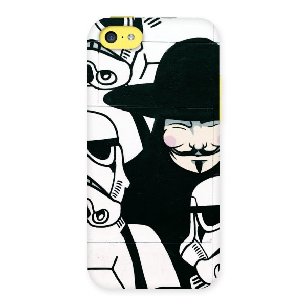 Anonymous Hat Back Case for iPhone 5C