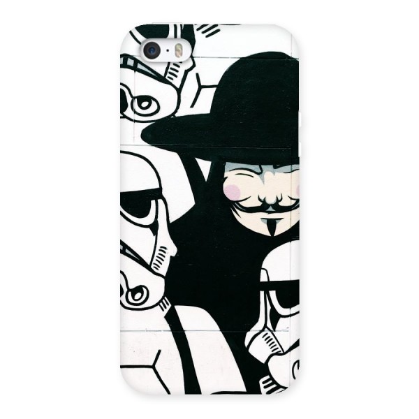 Anonymous Hat Back Case for iPhone SE