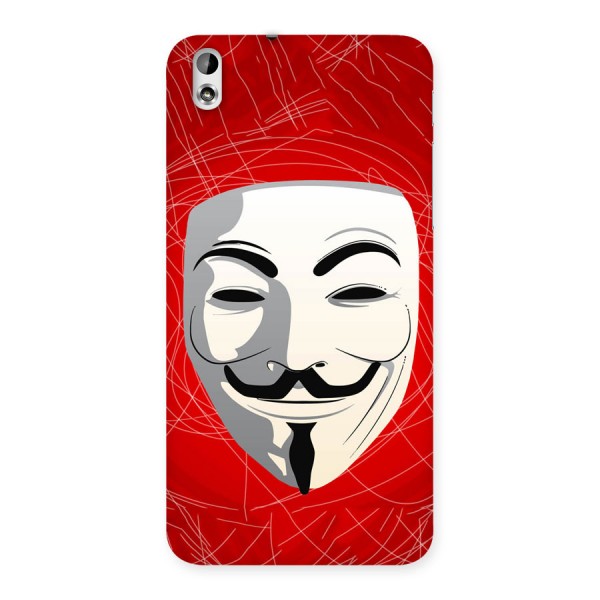 Anonymous Mask Abstract Back Case for HTC Desire 816