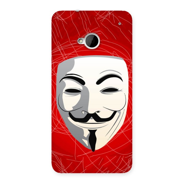 Anonymous Mask Abstract Back Case for HTC One M7