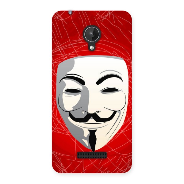 Anonymous Mask Abstract Back Case for Micromax Canvas Spark Q380