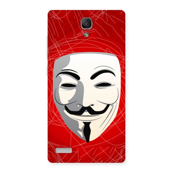 Anonymous Mask Abstract Back Case for Redmi Note