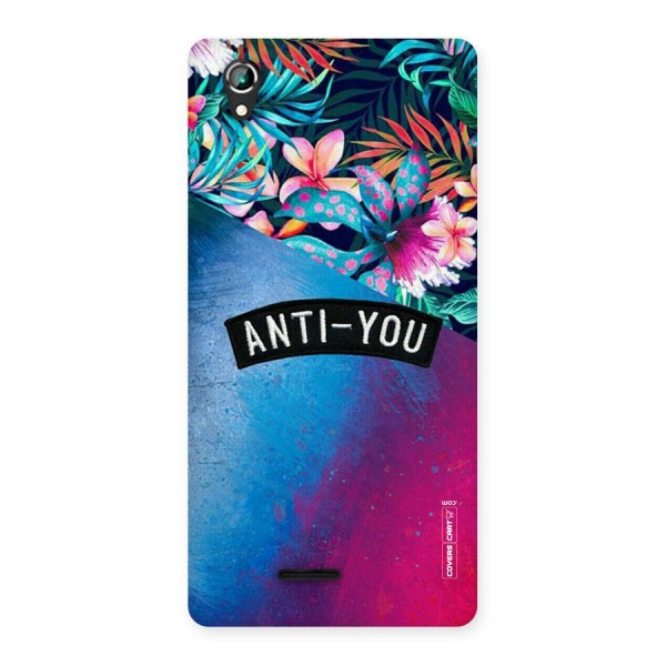 Anti You Back Case for Lava Iris 800