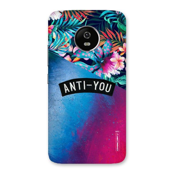 Anti You Back Case for Moto G5