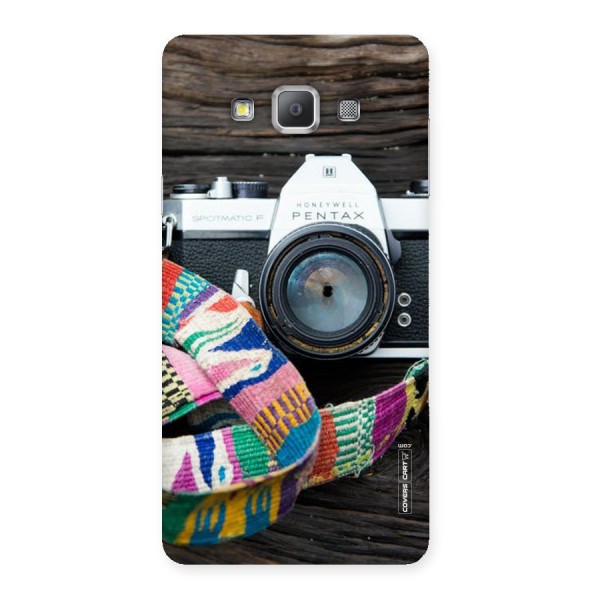 Antique Camera Back Case for Galaxy A7