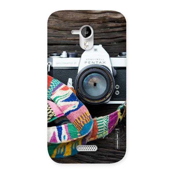 Antique Camera Back Case for Micromax Canvas HD A116