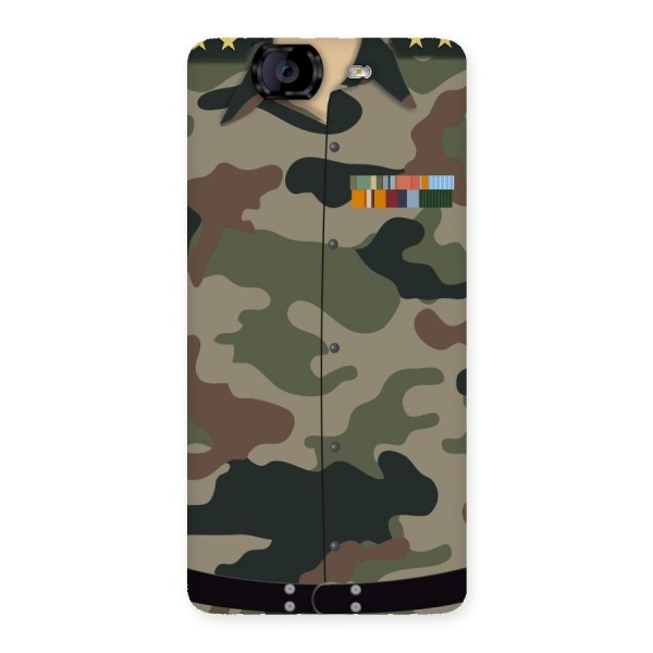 Army Uniform Back Case for Canvas Knight A350