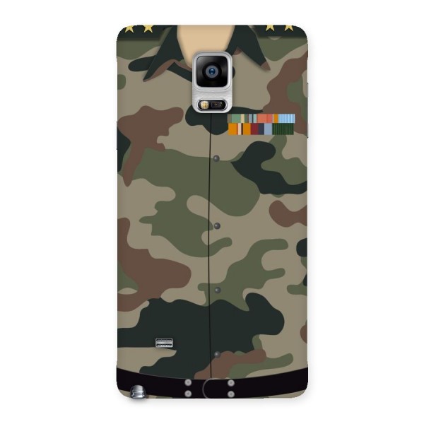 Army Uniform Back Case for Galaxy Note 4
