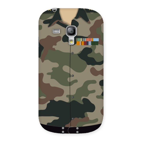 Army Uniform Back Case for Galaxy S3 Mini