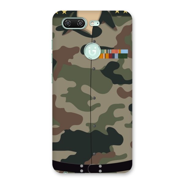 Army Uniform Back Case for Gionee S10