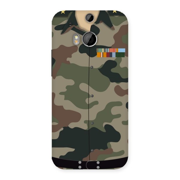 Army Uniform Back Case for HTC One M8